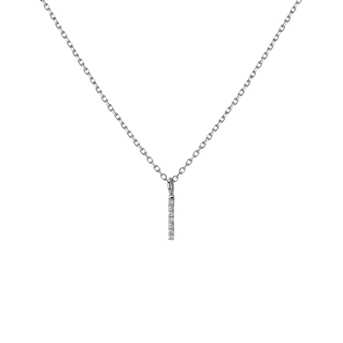 14k 18k White Gold I