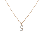 Classic Diamond Letter Necklace