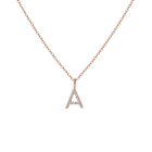 Classic Diamond Letter Necklace