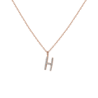 Classic Diamond Letter Necklace