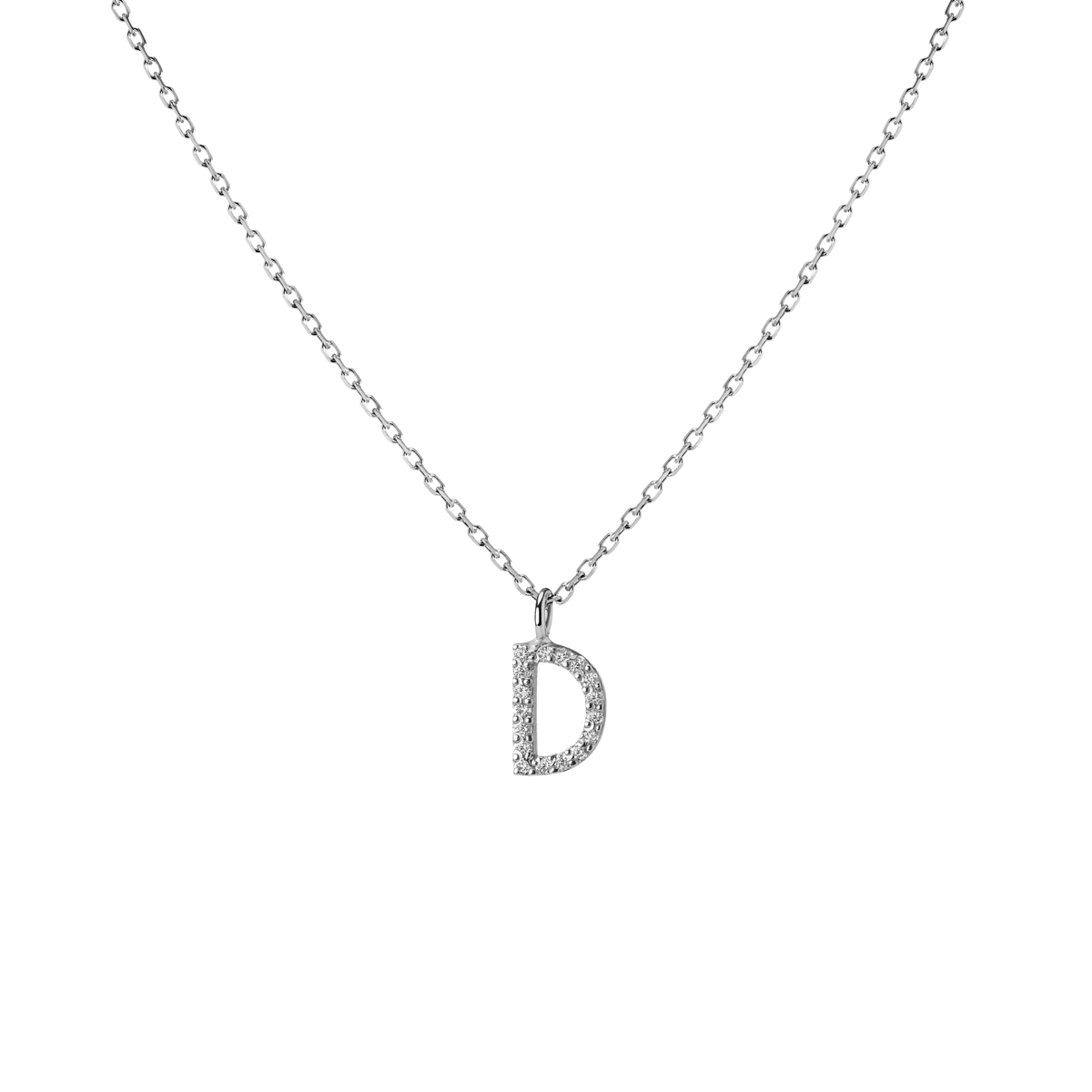 14k 18k White Gold D