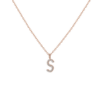 Classic Diamond Letter Necklace