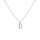 Classic Diamond Letter Necklace