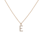 Classic Diamond Letter Necklace