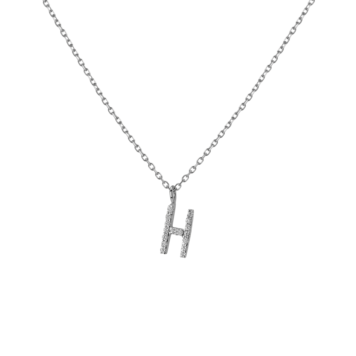 14k 18k White Gold H