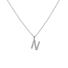 Classic Diamond Letter Necklace