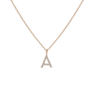 Classic Diamond Letter Necklace