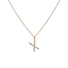 Classic Diamond Letter Necklace