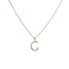 Classic Diamond Letter Necklace