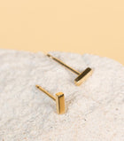 Mini Gold Bar Earring
