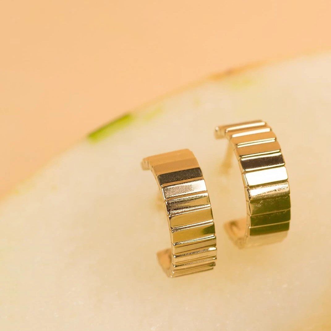 Infinity Huggie Earrings