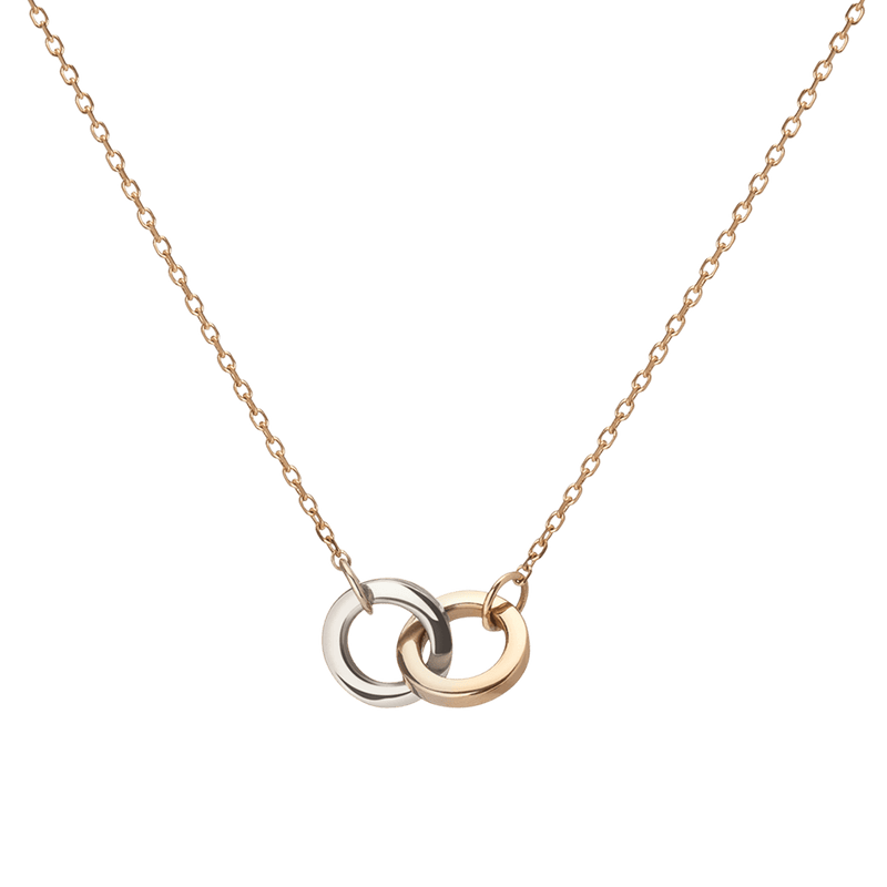 Two Tone Connection Necklace