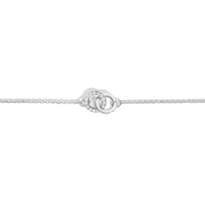 Diamond Connection Bracelet 14K 18K White Gold First