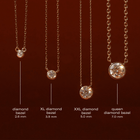 Mini Diamond Bezel Necklace