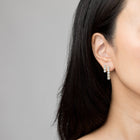 Dazzling Diamond Tennis Earrings Large