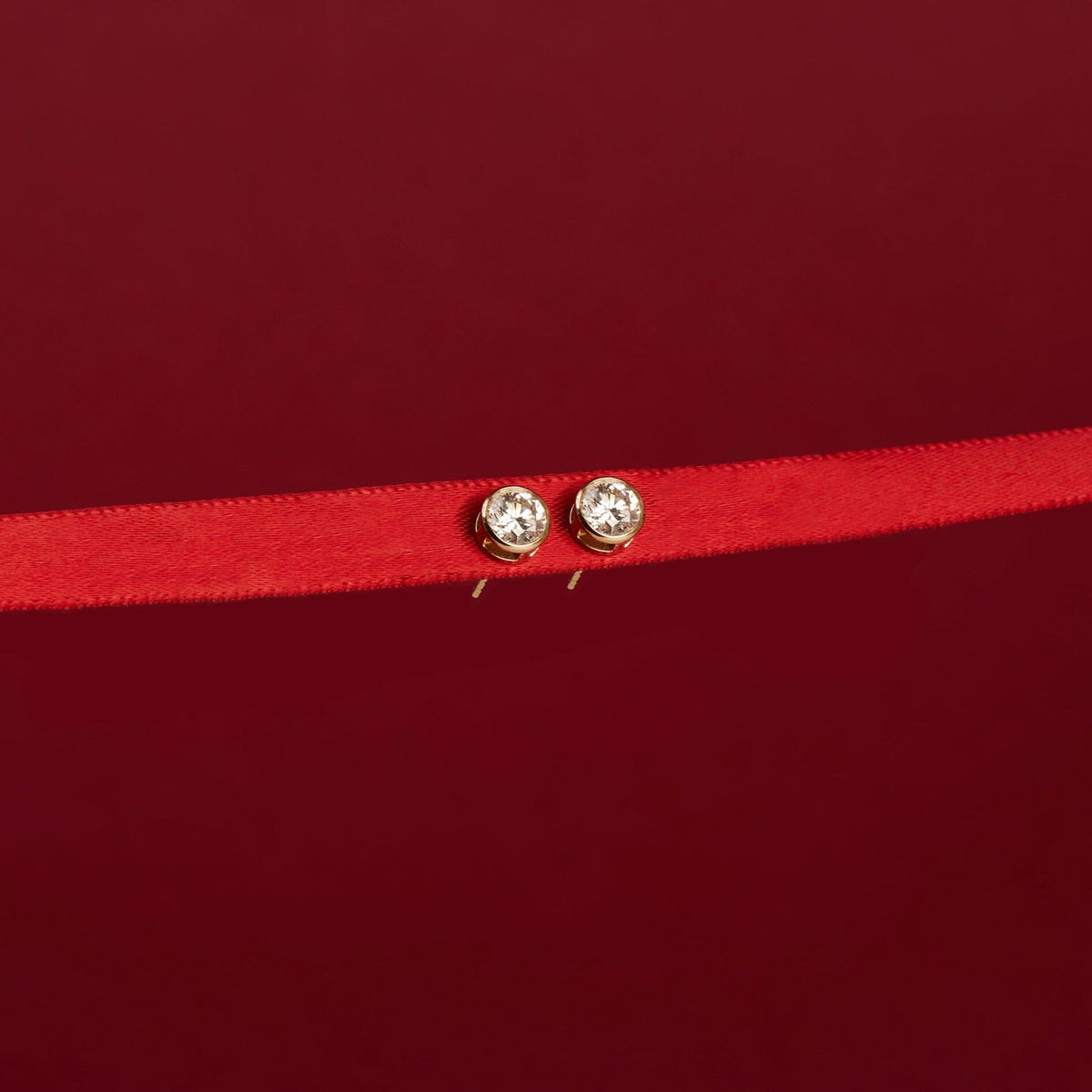 XXL Lab Grown Diamond Bezel Studs